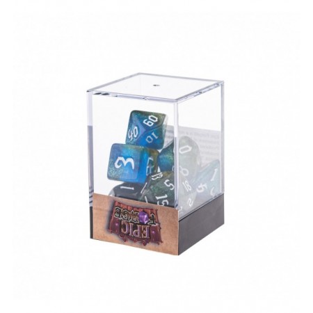 VERT ET BLEU PAILLETTES -...